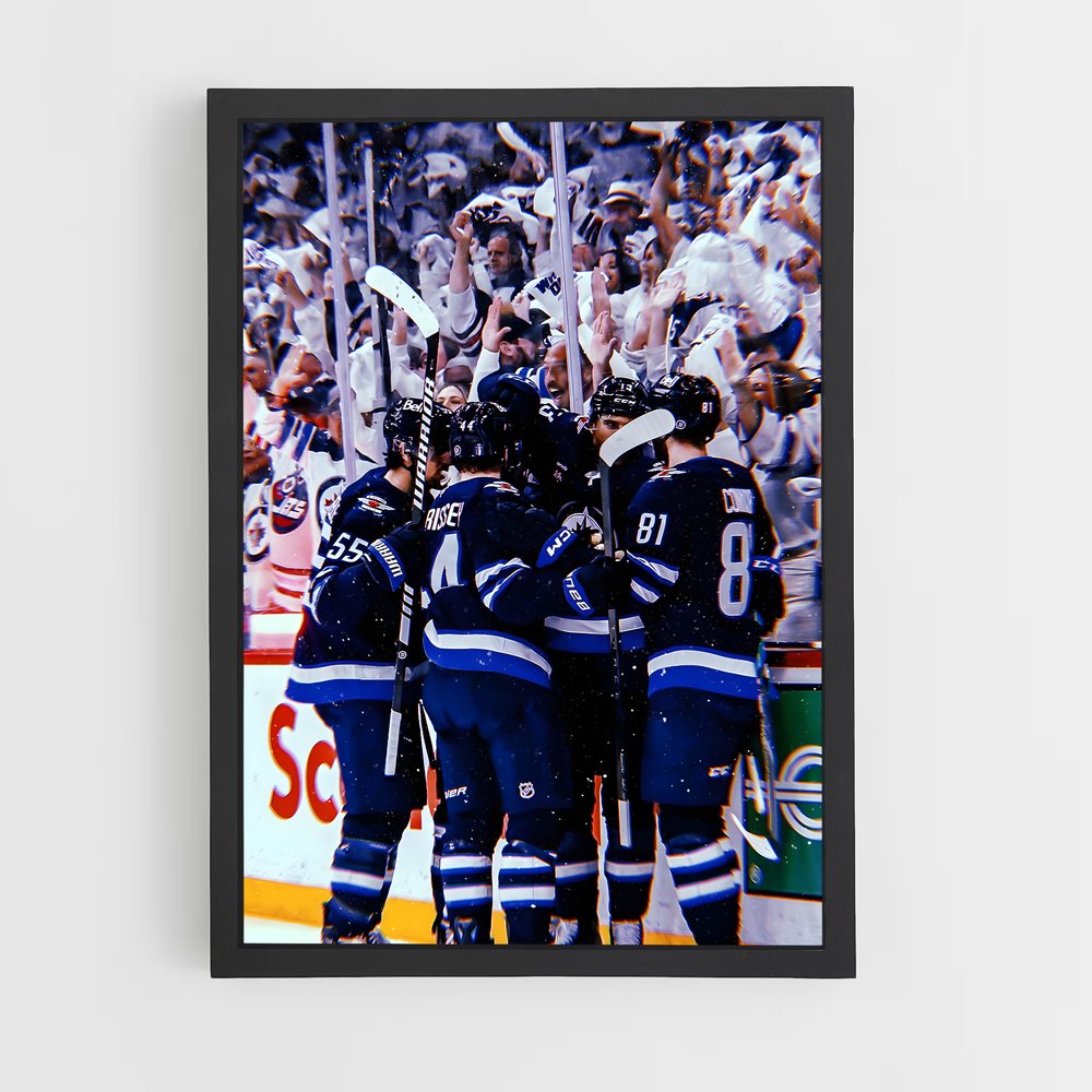 Poster Victoire Canucks – affiche Hockey sur glace (vue 2)